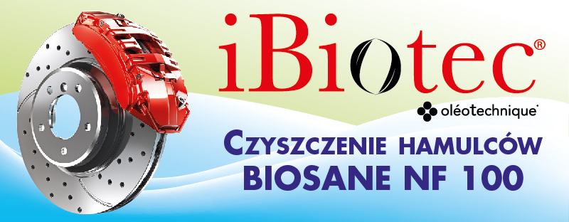 Spray IBIOTEC BIOSANE NF 100 650 ML o wysokiej skuteczności do czyszczenia i usuwania kurzu z układu hamulcowego. Bardzo szybkie odparowanie. Posiada gwarancję, nie zawiera toksycznego n-heksanu, acetonu, rozpuszczalników chlorowanych, aromatów. Zapobiega przedwczesnemu zużyciu klocków i tarcz hamulcowych. Pianka do czyszczenia układu hamulcowego. Spray do czyszczenia układu hamulcowego. Niedrogi środek do czyszczenia układu hamulcowego. Środek do czyszczenia układu hamulcowego ibiotec.